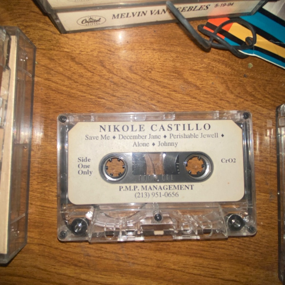 NIKOLE CASTILLO advance cassette vg+
Save Me • December Jane • Perishable Jewell